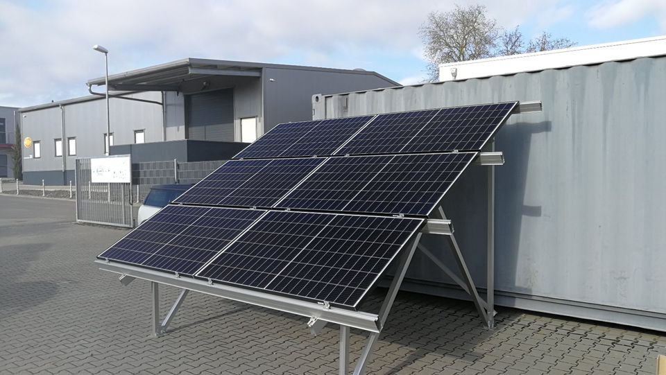 Montagegestell für  6 Photovoltaik Module Bodenmontage 0 Mwst in Weinsheim (Kr Bad Kreuznach)