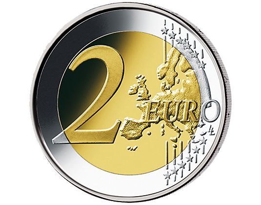 2 Euro Deutschland 2012 "10 Jahre Euro-Bargeld" in Berlin