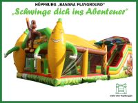 Hüpfburg Banana Playground mieten,XXL 12x5m, Rutsche, Kletterturm Schleswig-Holstein - Reinbek Vorschau