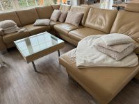 Ledersofa beige Niedersachsen - Rühen Vorschau