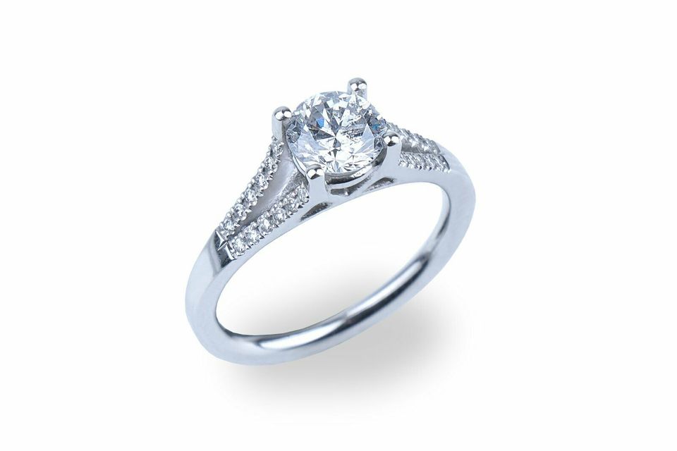 Diamantring 950/-  Platin Diamondslove Brillanten 1ct W/P in Tiefenbronn