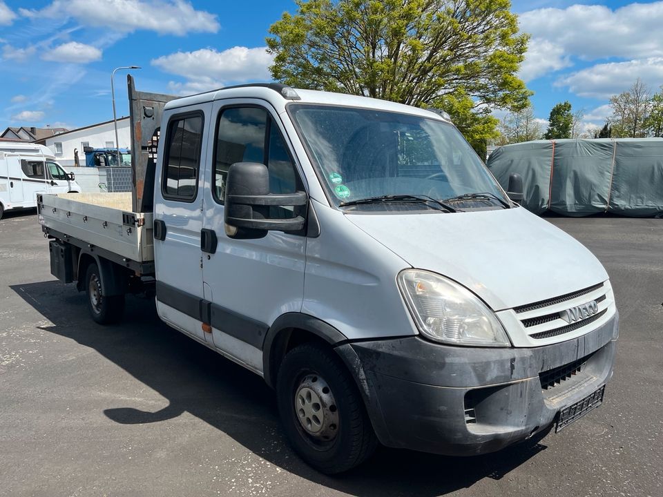 Iveco Daily Doka Pritsche 35S12, 2.3 D, Lang, 7-Sitze, Mwst in Lollar