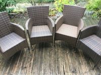 4 x Loom Stühle / Stühle mit Geflecht / Outdoorstühle/ Gartenstüh Baden-Württemberg - Grafenau Vorschau