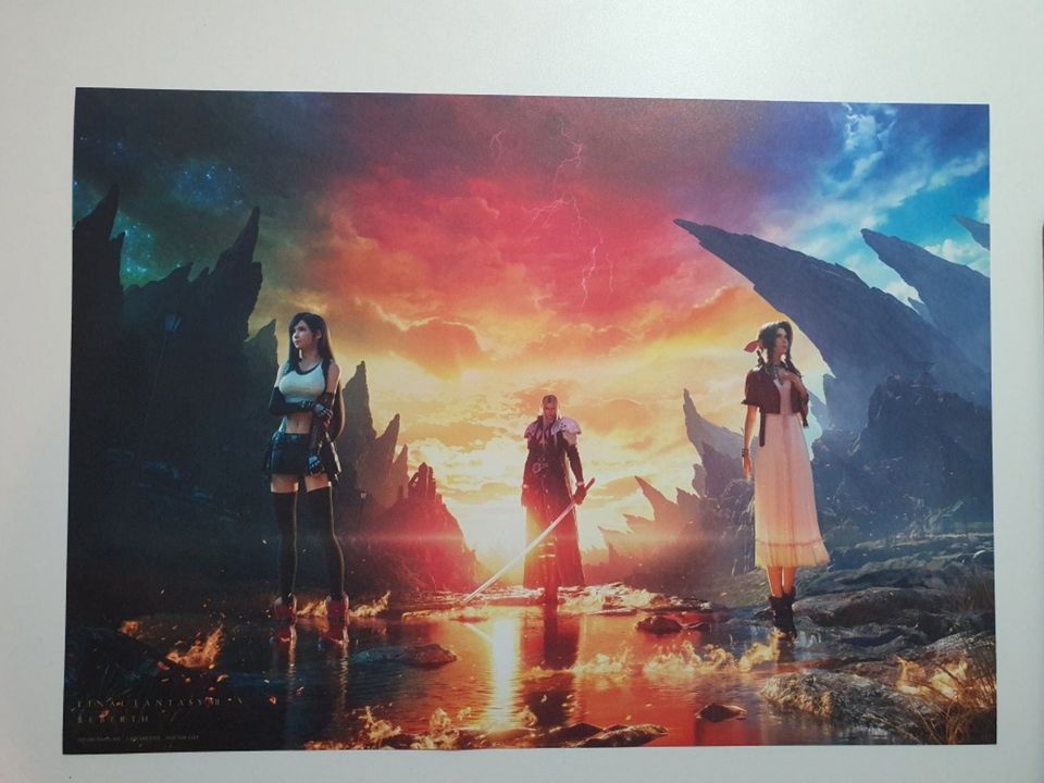 Final Fantasy VII 7 Rebirth Placemats Platz-Sets Square Enix Cafe in Wuppertal