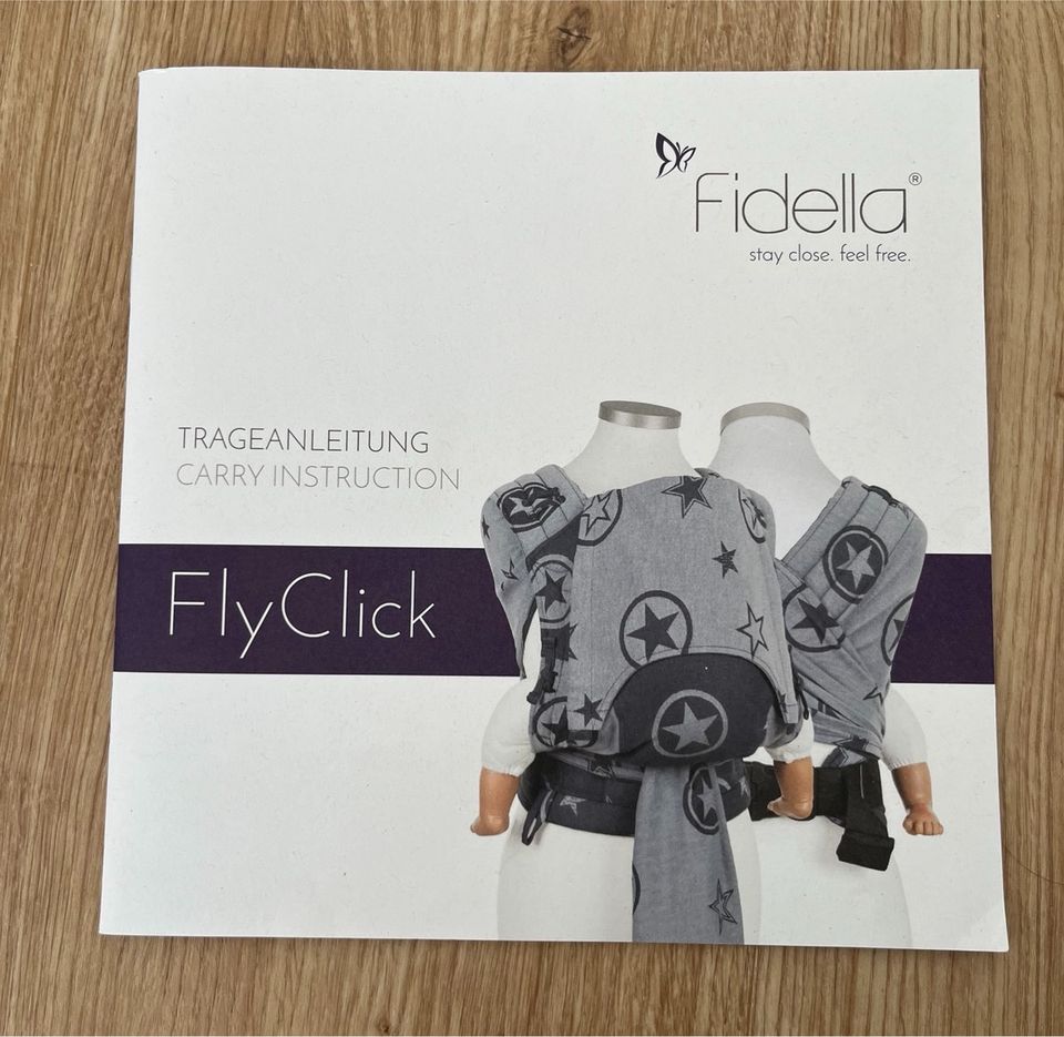 Fidella FlyClick Baby Trage Babytrage Tuchstoff in Neuenhagen