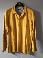walbusch Herren Langarmshirt Polo Gr. 50 in dunkelblau und gelb Dithmarschen - Heide Vorschau