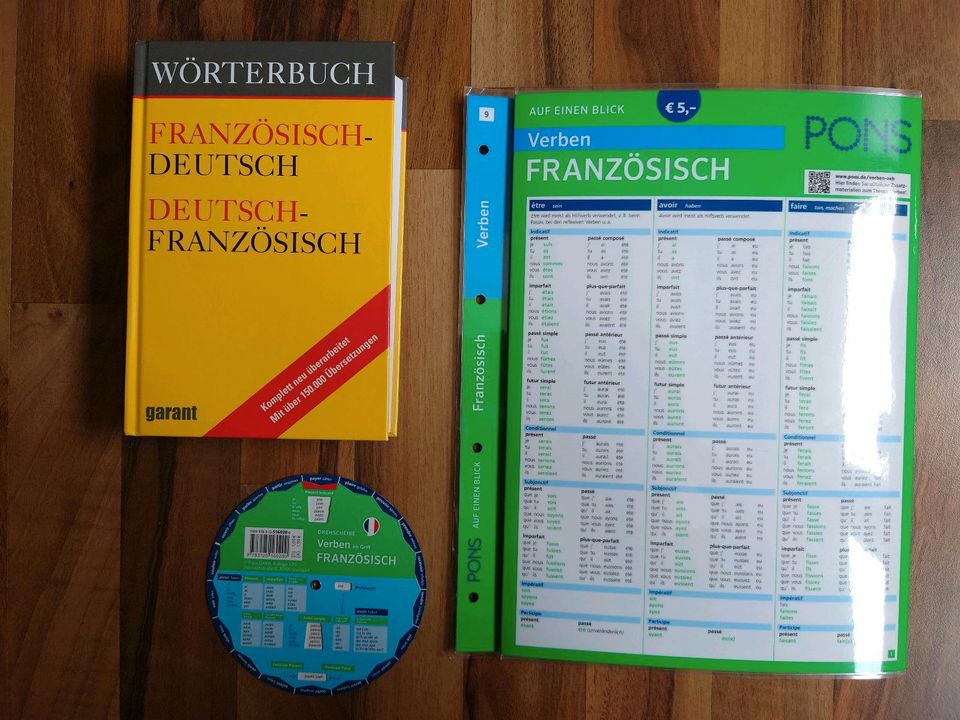 Französisch Wörterbuch mit Verben Lernmaterial in Wildberg