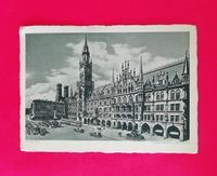 Alte Postkarte AK München Marienplatz und Rathaus 194x Baden-Württemberg - Gailingen am Hochrhein Vorschau