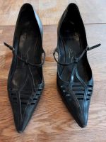 Schuhe schwarz Pumps 60er 70er vintage Nordrhein-Westfalen - Würselen Vorschau