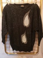 Pullover Lurex mit Tropfendesign / Vintage Brandenburg - Spremberg Vorschau