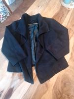 Mohito kurzer Blazer Veloursleder Gr 34 schwarz Cardigan Strickja Kiel - Mitte Vorschau