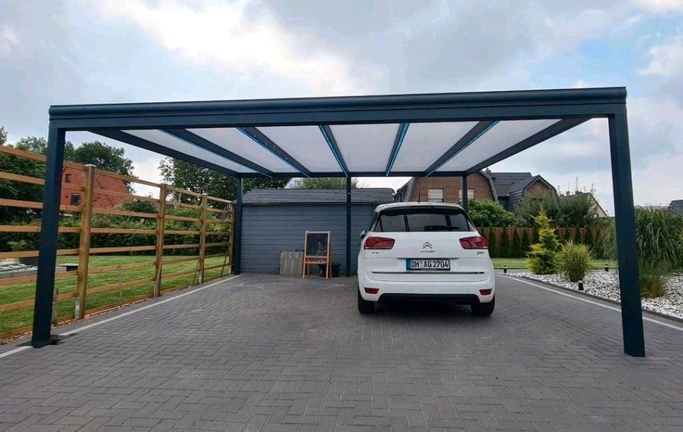 Premium Alu XXL Profile Carport - massive Ausführung in Werl