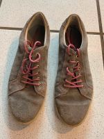 Ricosta Sneaker Schnürschuhe raues Leder grau rosa Größe 38 Nordrhein-Westfalen - Langenfeld Vorschau