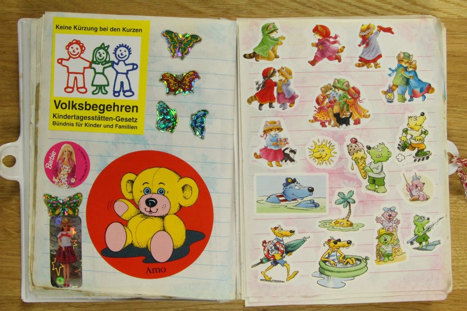 Sticker-album Sticker-sammlung 90er 90s Kindheit Aufkleber in Elze