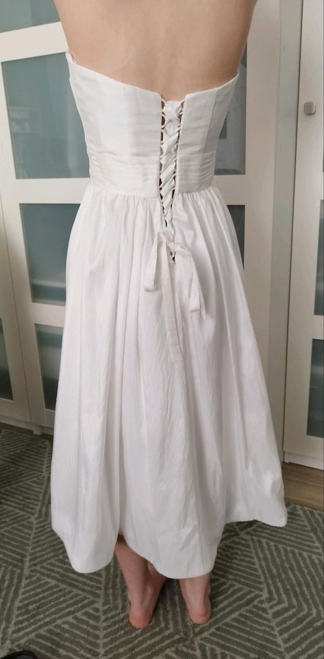 Brautkleid Hochzeitskleid Satin mit Bolero Ivory Gr. 36 in Dresden