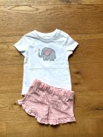 NEU Manguun Baby Mädchen Set Kombi Shirt Shorts 62 weiß rosa Nordrhein-Westfalen - Gummersbach Vorschau