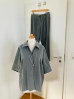 Vintage Hosenanzug Bluse Hose Sommer grau Gr 42 Baden-Württemberg - Heimsheim Vorschau