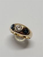 Ring aus 750/- Gelbgold, Brillant, Saphire Nr. 217975 M9 Hannover - Mitte Vorschau