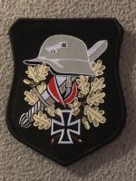 Klett-Patch „Stahlhelm+Schwert & Eichenlaub“ WWII Sachsen-Anhalt - Halberstadt Vorschau