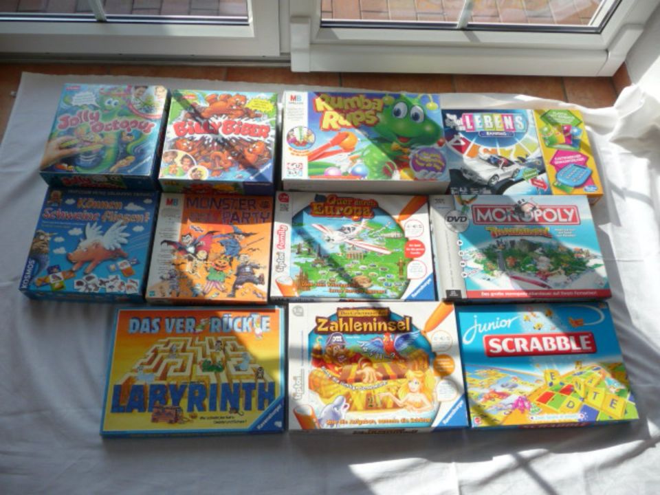 Spiele Sammlung Konvolut Gesellschaftsspiele in Hage