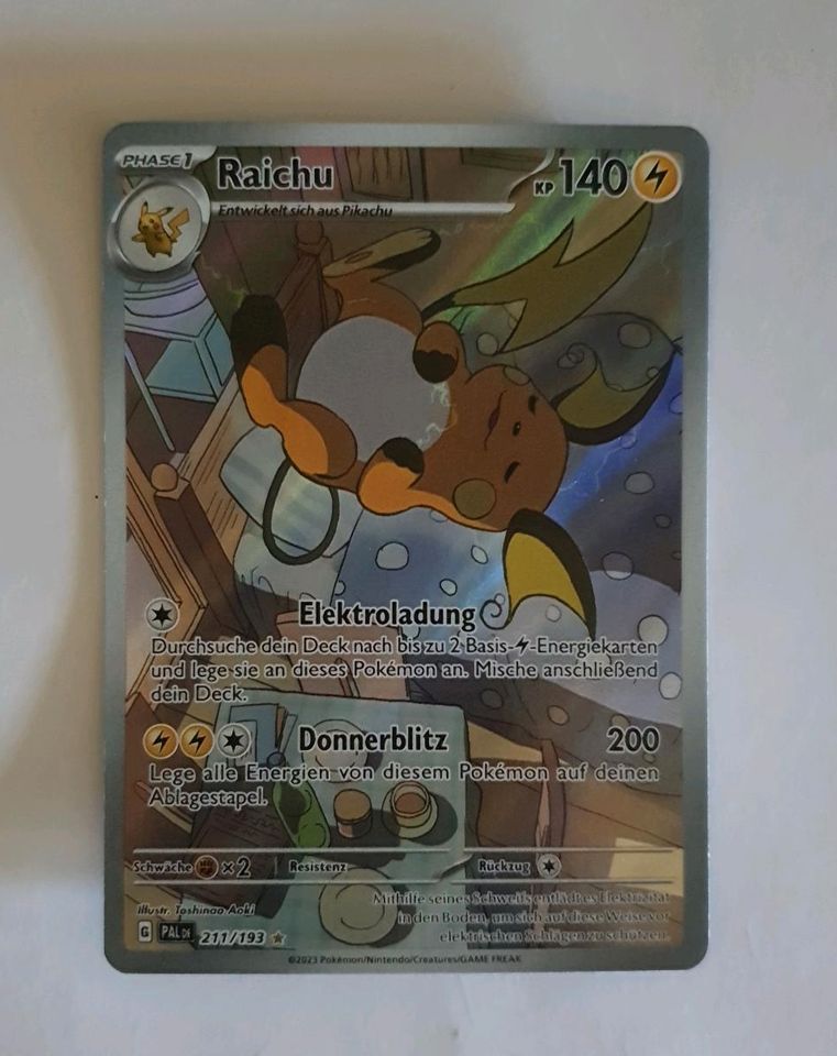 Pokemon - Raichu - Entwicklung in Paldea in Hofheim Unterfr.