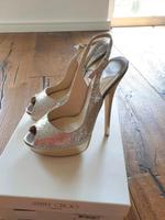 Jimmy Choo Glitter High Heels in champagne Bayern - Gauting Vorschau