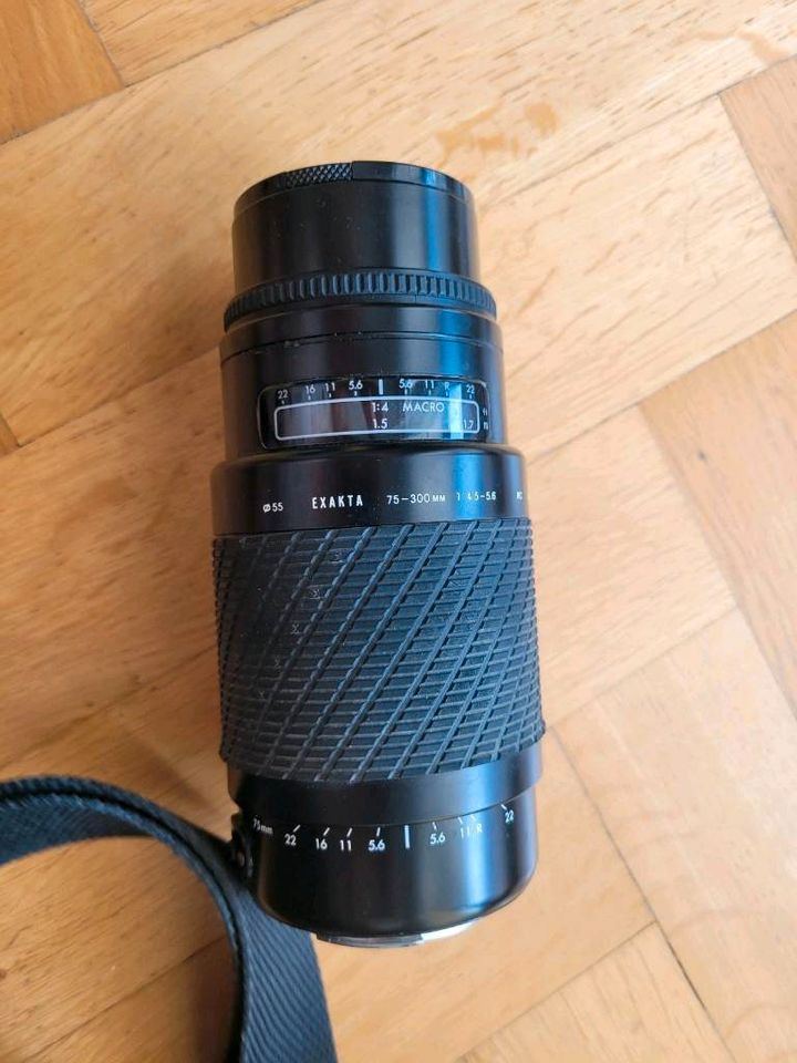 Kanon Kamera EOS 650 mit 2x Objektiv, 2x Blitz, 1x Tasche in Dinkelsbuehl