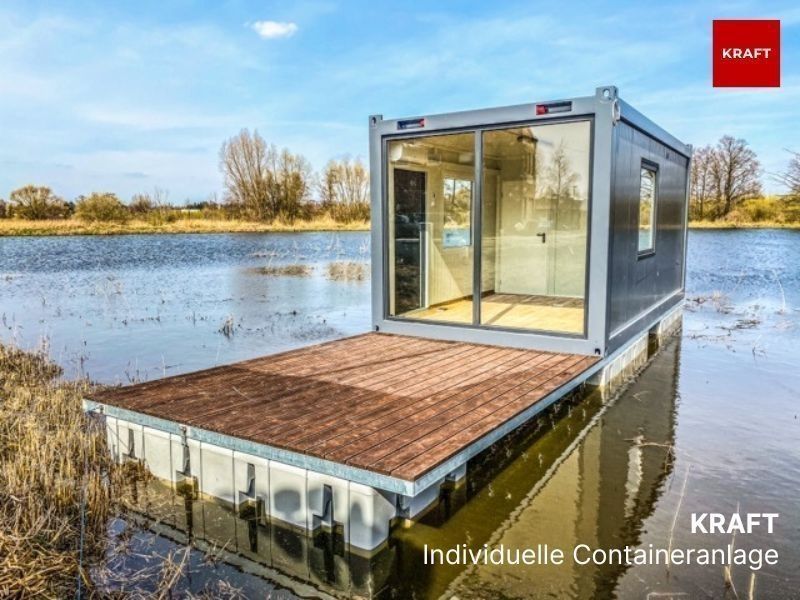 Bürocontainer Doppelcontainer mit WC / Toilette (NEU) 605x490 cm in Castrop-Rauxel