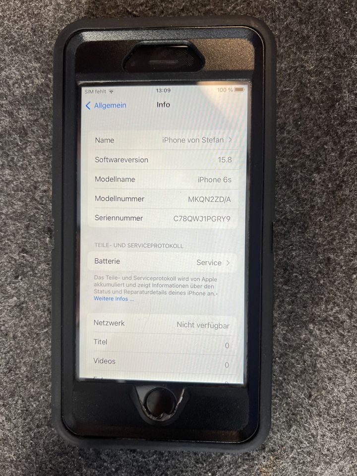 Apple iPhone 6s - A1688 64GB Spacegrau inkl. Otterbox Hülle in Flintbek