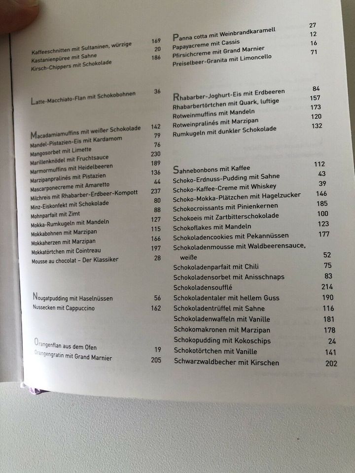 Buch für Naschkatzen / Dessertbuch in Hille