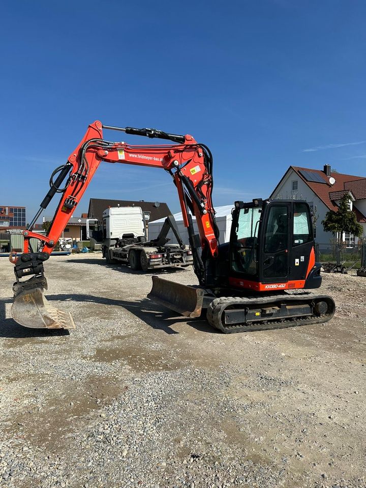 Kubota KX080-4 alpha2 V PTHS08 Verstellausleger in Neu Ulm