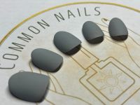 Grau Matt kurz Rund - Gr.L - Press On Nails Nordrhein-Westfalen - Olfen Vorschau