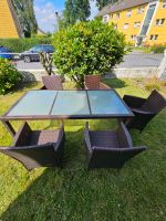Gartenmöbel 5 Stühle Tisch Rattan Set Gartentisch Nordrhein-Westfalen - Wülfrath Vorschau