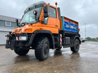 Unimog U400 Winterdienst mit Schneeflug + Streuer 41000€ Netto Niedersachsen - Bad Fallingbostel Vorschau