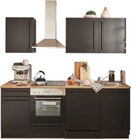 Küche Küchenblock mit E-Geräte Jazz schwarz 220cm ✅ Niedersachsen - Twist Vorschau