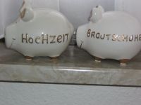 2 Sparschweine "Hochzeit" und "Brautschuhe" Bayern - Stein Vorschau