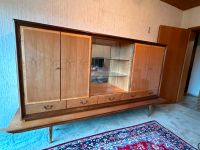 50er/Wohnzimmerschrank Feldotte Verl Barfach Vitrine//VB 70.-€ Hessen - Rüsselsheim Vorschau