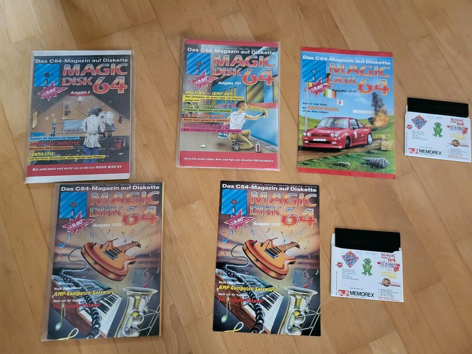 Magic Disk 64, C64 Spiele,  C64 Magazin 1990, 1991, 1992, 1993 in Jever