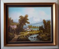 Landschaft - Original Gemälde von A. Franke Wuppertal - Elberfeld Vorschau