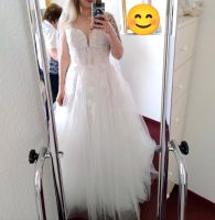 Brautkleid Ivory mit Spitze, rückenfrei Sachsen - Gelenau Vorschau