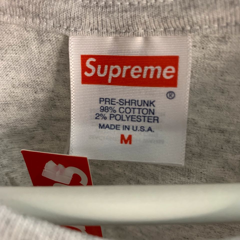 Supreme Box Logo Tee FW23 Ash Grey M Neu Grau Camouflage in Berlin