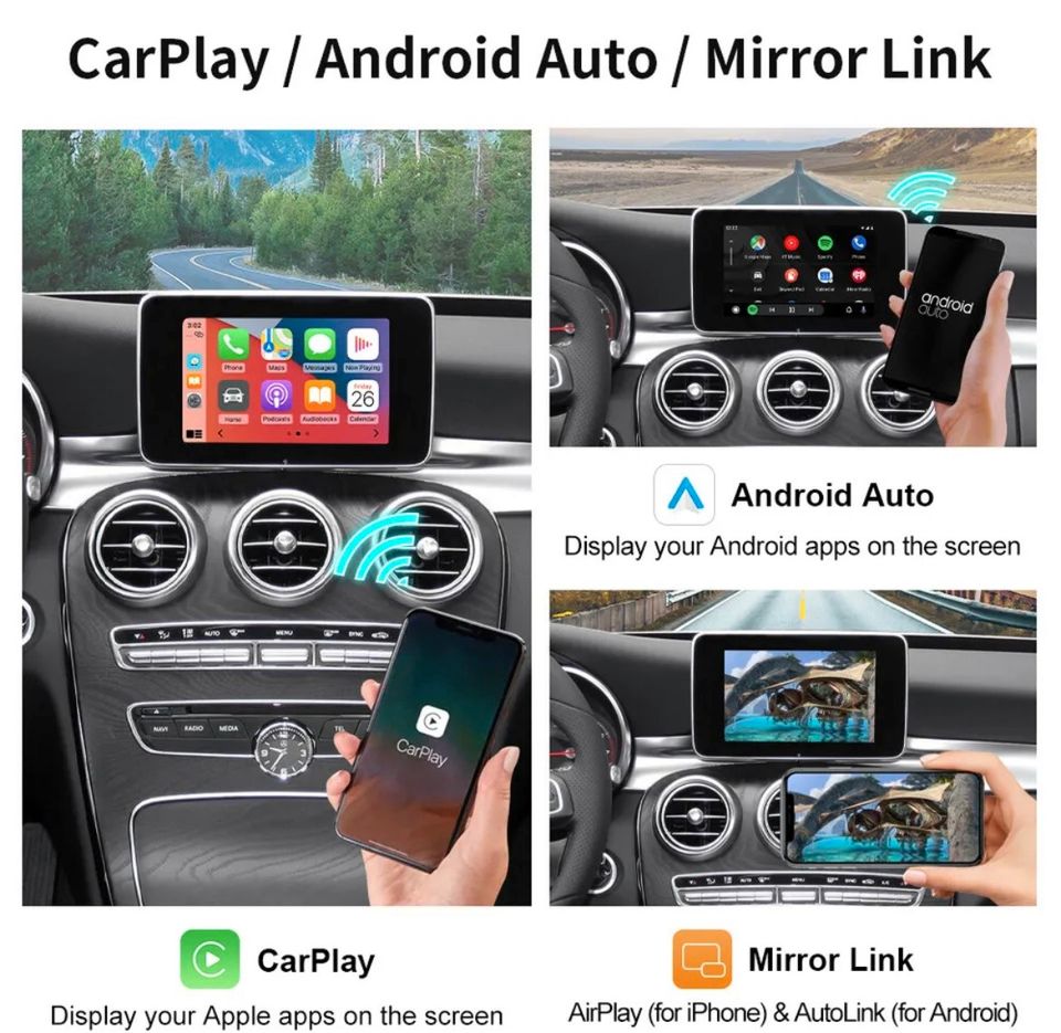 Wireless Carplay Android Auto Interface für Benz C Klasse w205 in Herne