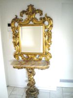 Alter Spiegel, Wandspiegel, Spiegel mit Ornamenten in Gold,Barock Nordrhein-Westfalen - Gelsenkirchen Vorschau