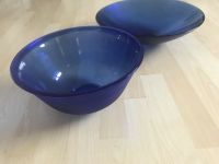 2 Glasschüsseln blau Salatschüssel/ Obstschale Baden-Württemberg - Schwieberdingen Vorschau