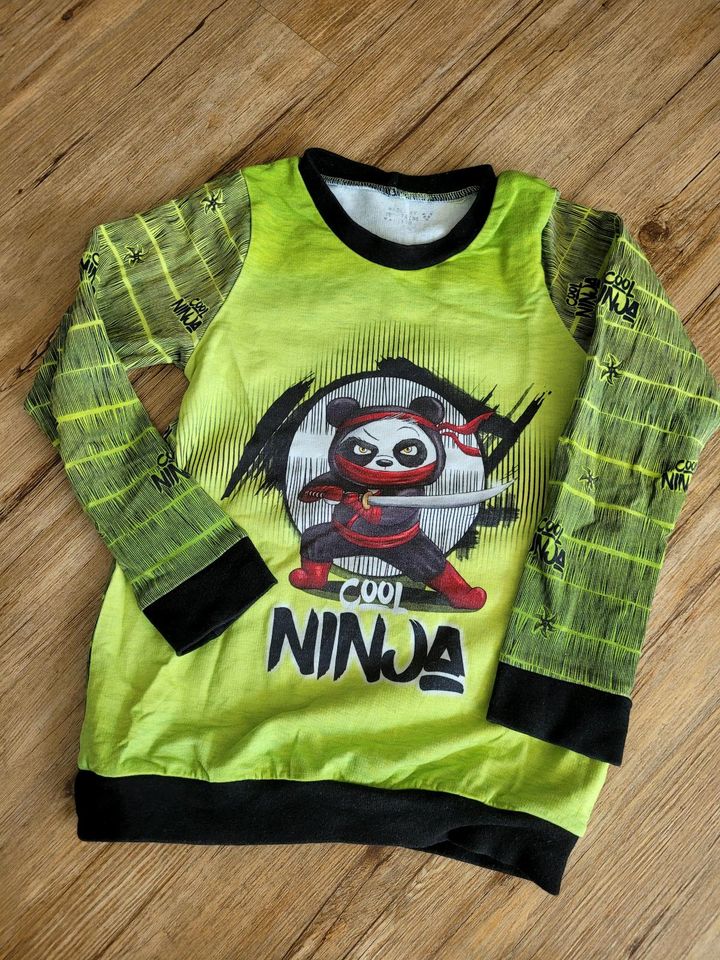 Handmade Ninja Sweatshirt inkl. Stirnband 110 in Marktoberdorf