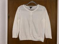 H&M dünne Strickjacke weiß Dreitviertelarm Gr. M Baden-Württemberg - Leimen Vorschau