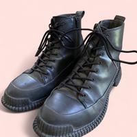 Schwarze Lederschnürstiefel 38 spanische Marke Camper PIX Schuhe Berlin - Schöneberg Vorschau