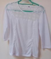 Feinstrickpullover ❤️ fein mit Spitzenoptik Sommerpullover gr S Bayern - Waal Vorschau