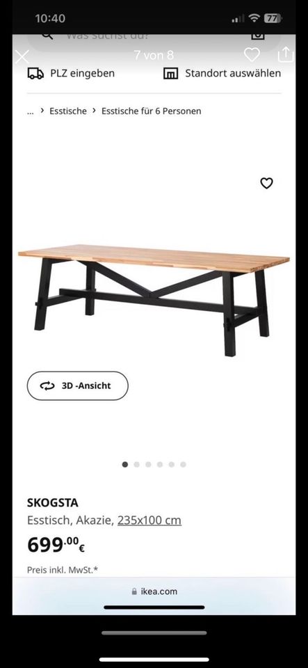 Ikea Tisch mit Stühlen in Itzehoe