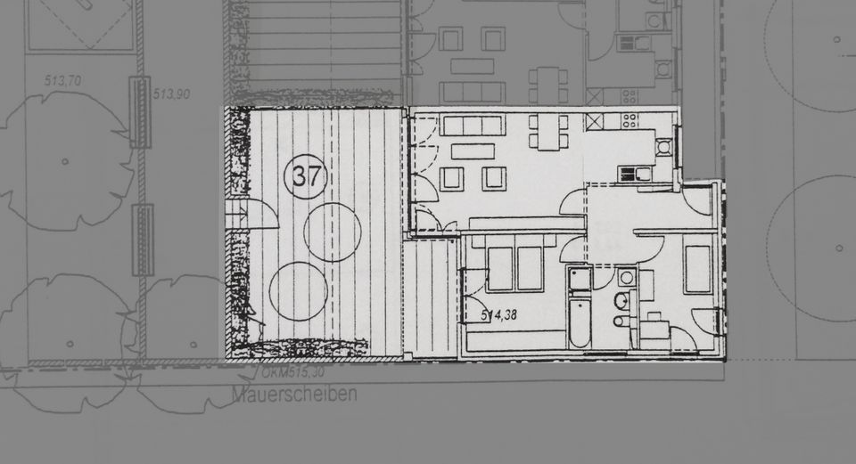 BEFRISTET für 1 -3 Monate  - Moderne 3-Zimmer Gartenwohnung mit T in München